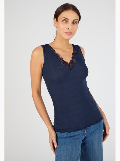 Débardeur Essential en fine côte - Damart - Kiabi