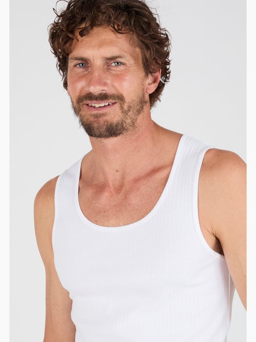 Débardeur Essential en maille côtelée - Damart - Kiabi
