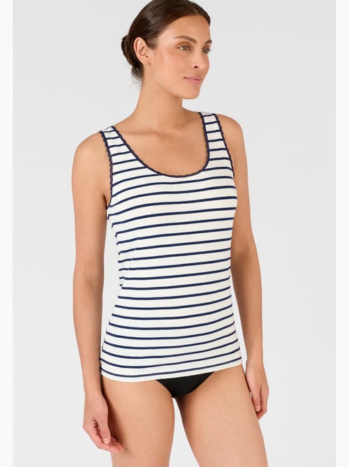 Débardeur Essential maille jersey extensible - Damart - Kiabi