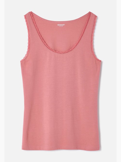 Débardeur Essential maille jersey extensible - Damart - Kiabi