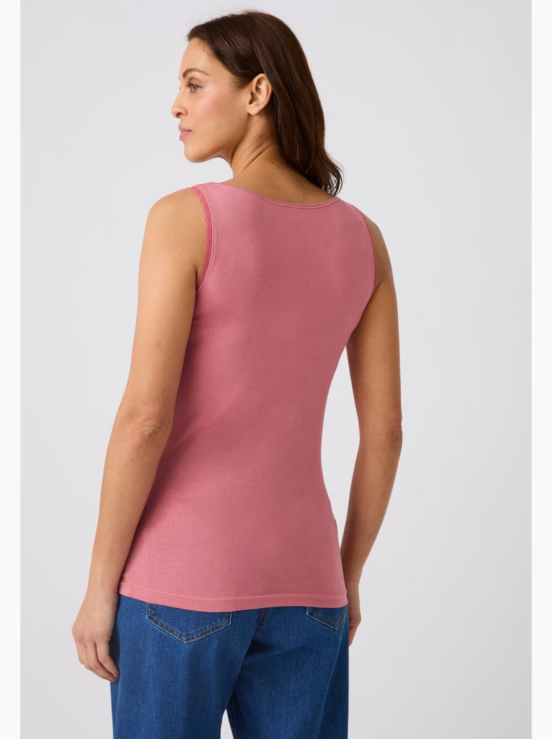 Débardeur Essential maille jersey extensible - Damart Gris - Kiabi