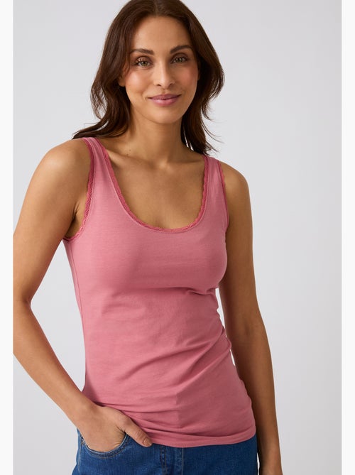 Débardeur Essential maille jersey extensible - Damart - Kiabi