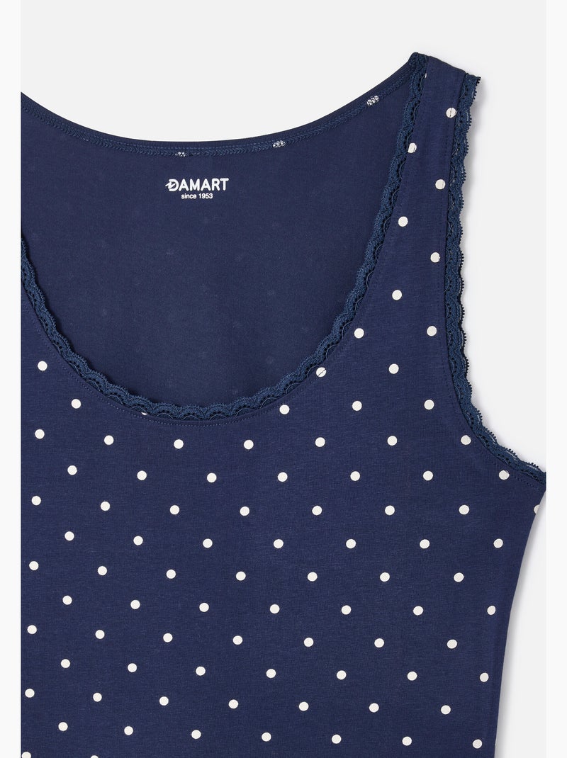 Débardeur Essential maille jersey extensible - Damart Gris foncé - Kiabi