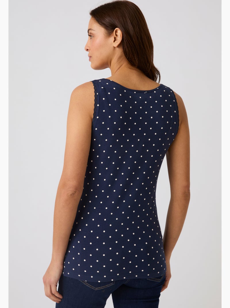 Débardeur Essential maille jersey extensible - Damart Gris foncé - Kiabi