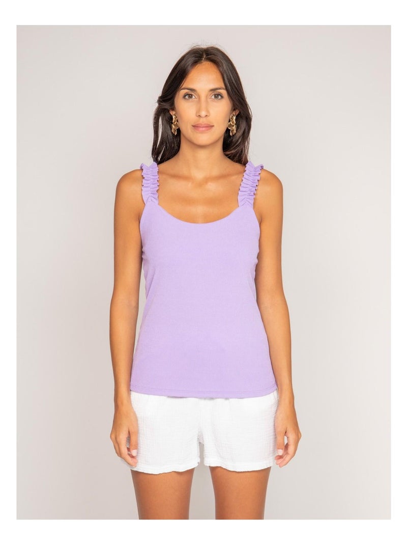 Debardeur FAMARA Violet clair - Kiabi