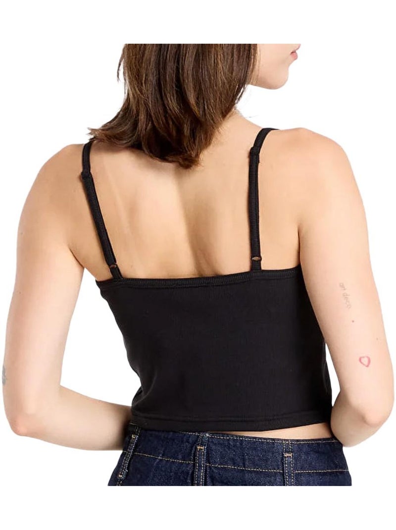 Débardeur  Femme Calvin Klein Jeans A- Woven Noir - Kiabi