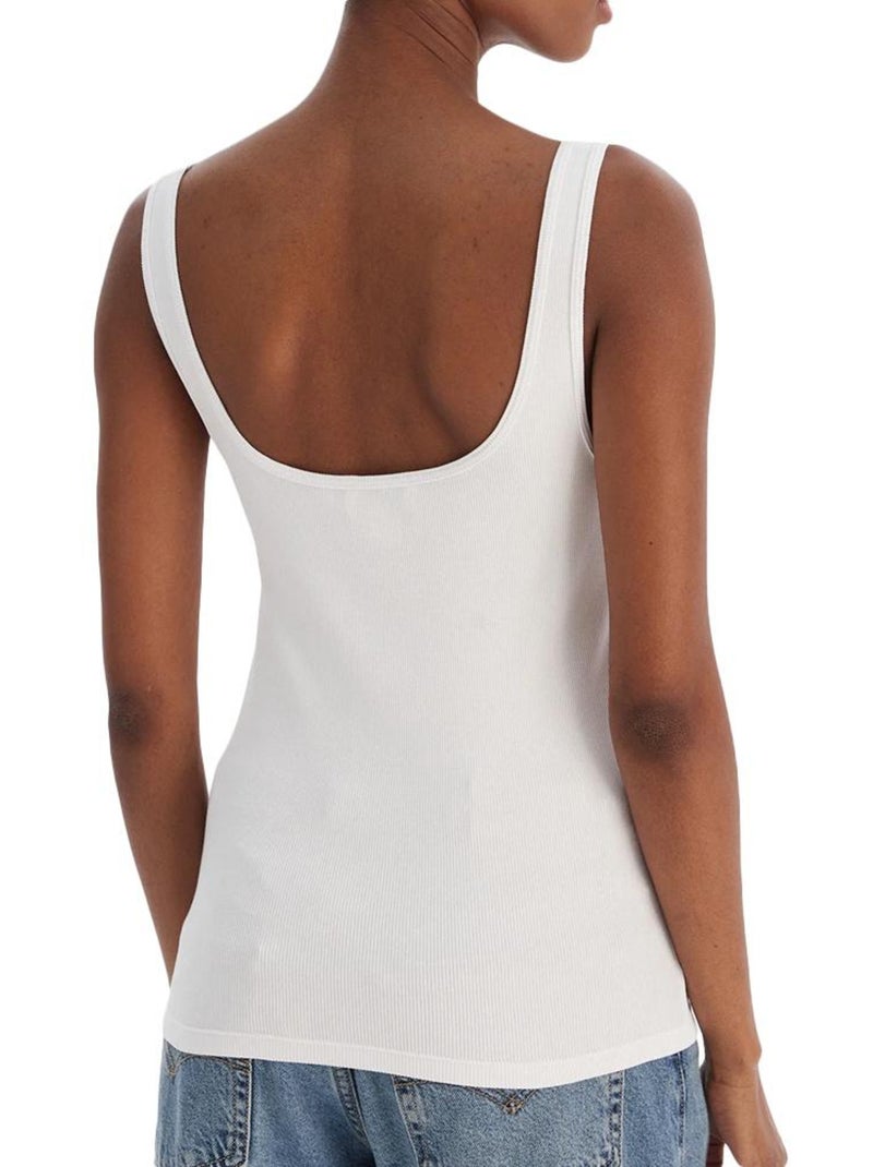 Débardeur Femme Calvin Klein Jeans Blanc - Kiabi