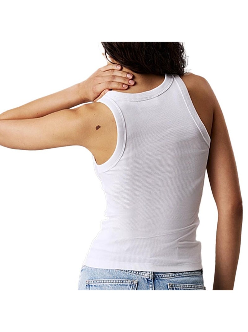 Débardeur Femme Calvin Klein Jeans Blanc - Kiabi