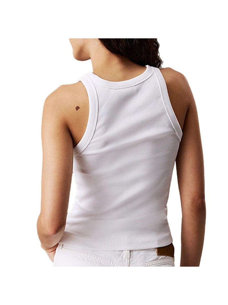 Débardeur Femme Calvin Klein Jeans Blanc - Kiabi