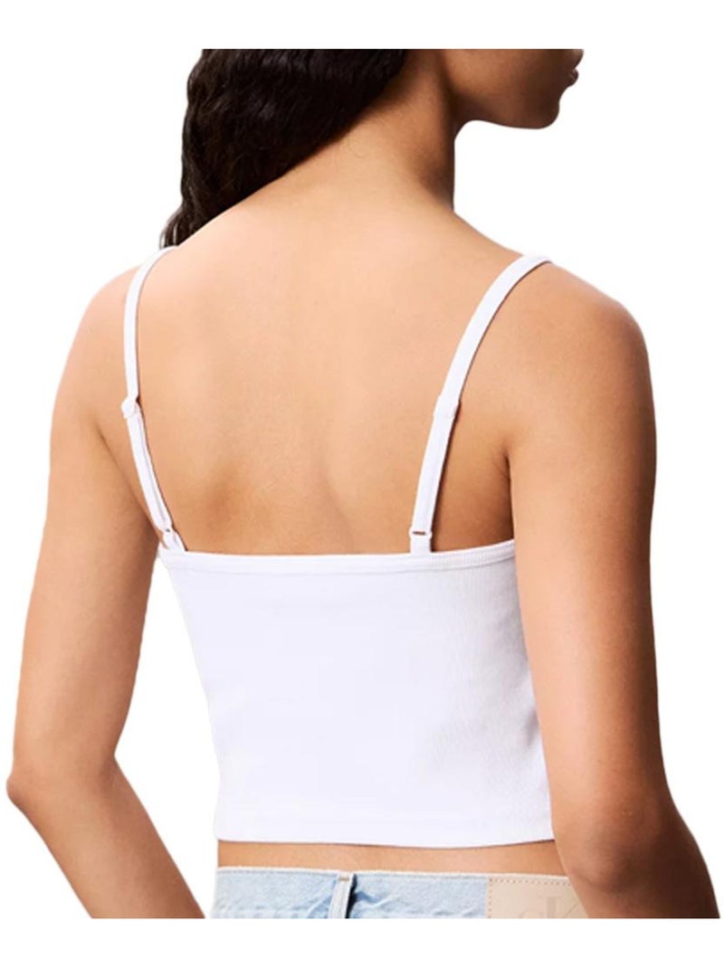 Débardeur Femme Calvin Klein Jeans Blanc - Kiabi