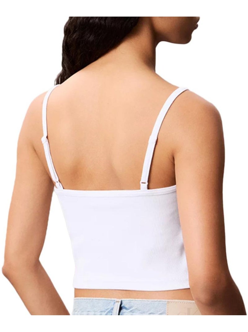 Débardeur Femme Calvin Klein Jeans Blanc - Kiabi