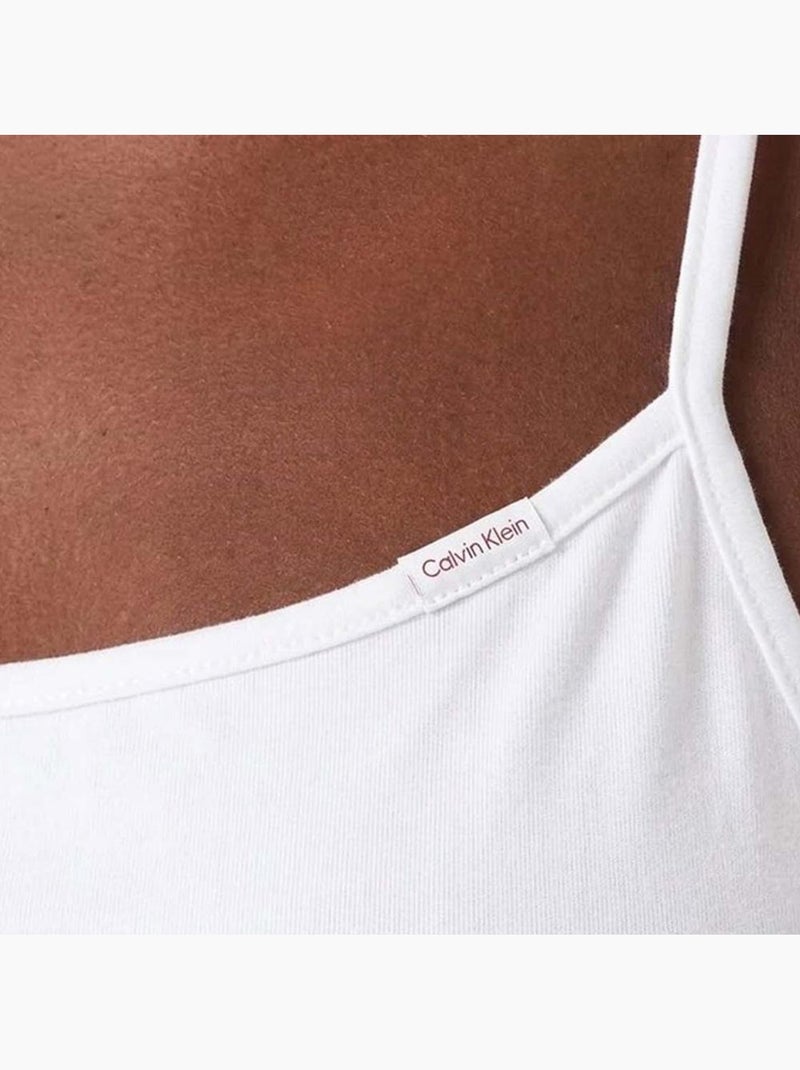 Débardeur Femme Calvin Klein Jeans Stretch Blanc - Kiabi