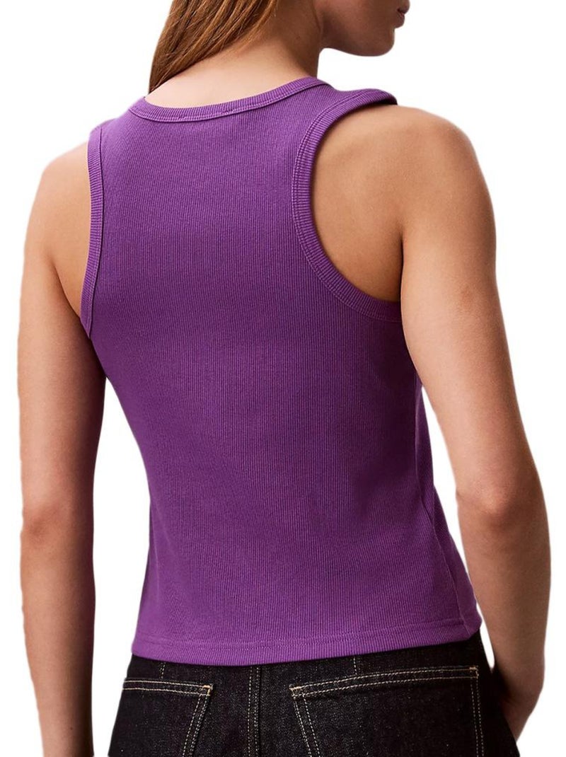 Débardeur Femme Calvin Klein Jeans Violet - Kiabi