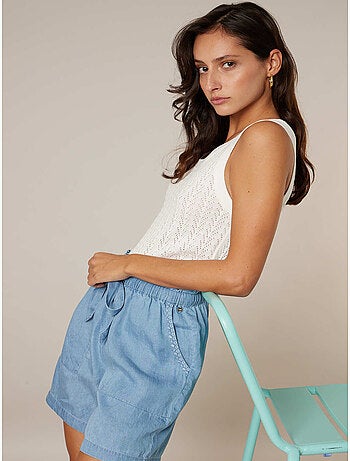 Débardeur femme en coton 'Deeluxe'