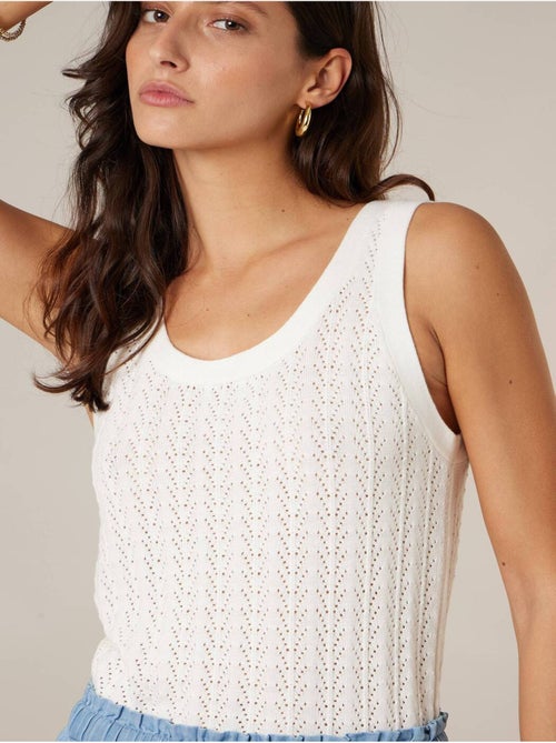 Débardeur femme en coton 'Deeluxe' - Kiabi