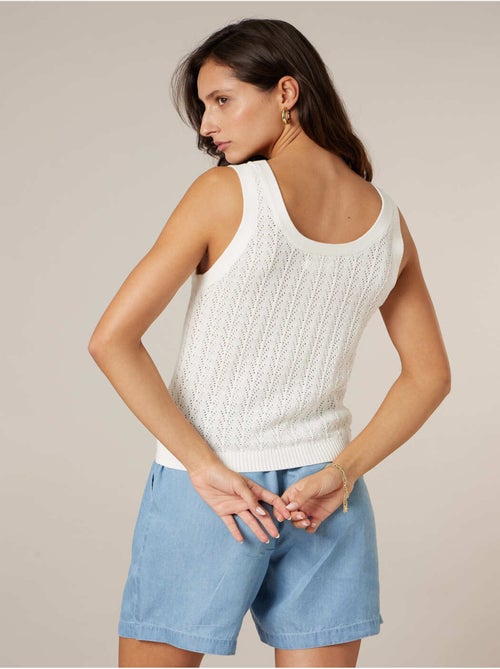 Débardeur femme en coton 'Deeluxe' - Kiabi
