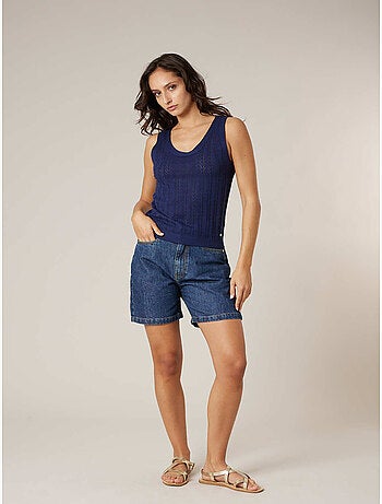 Débardeur femme en coton 'Deeluxe'