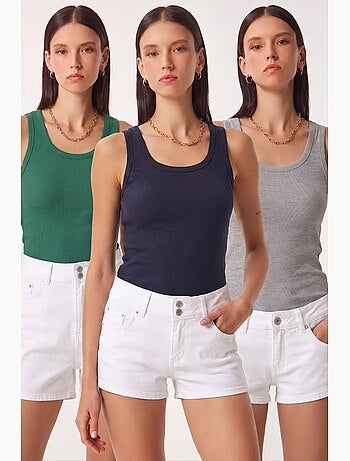 Débardeur femme en coton et élasthanne istanbul