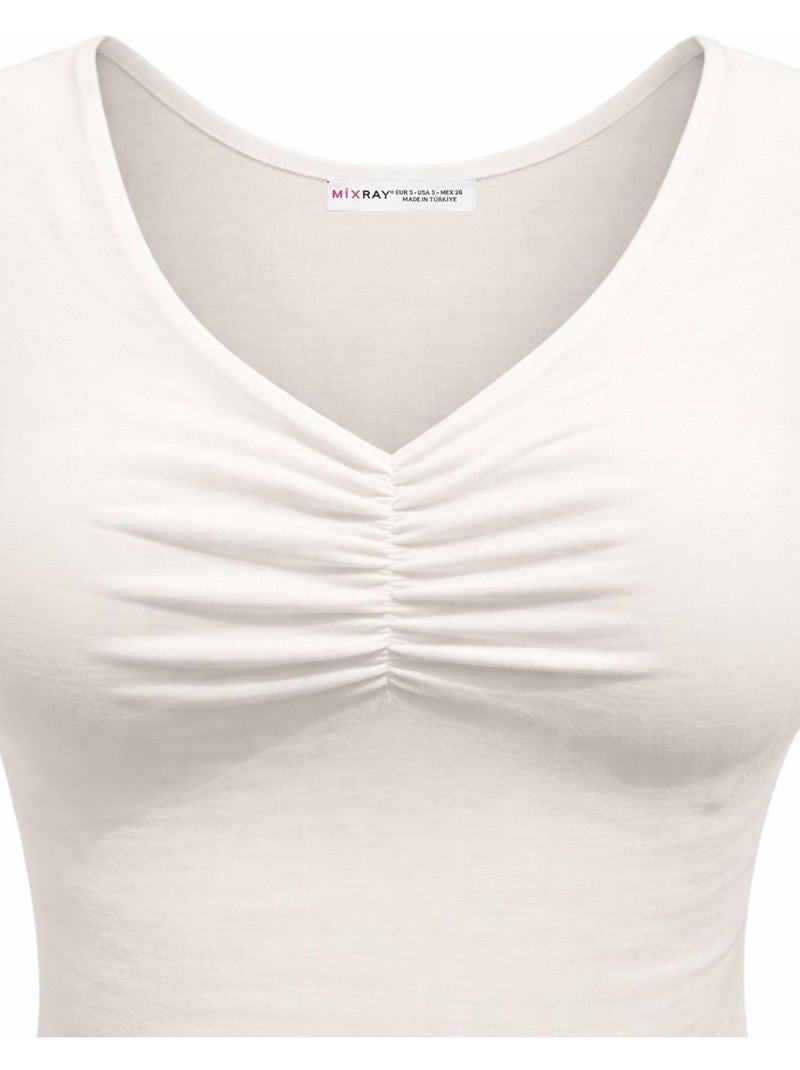 Débardeur femme mixray Blanc cassé - Kiabi