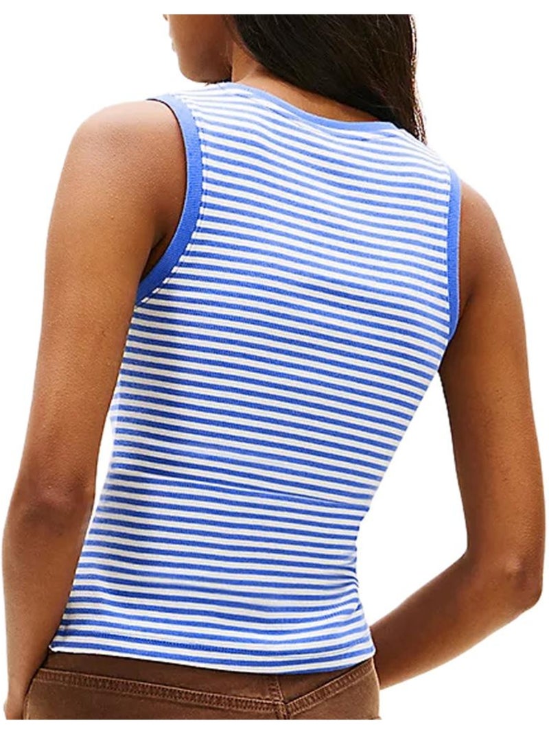 Débardeur Femme Tommy Hilfiger Bleu - Kiabi