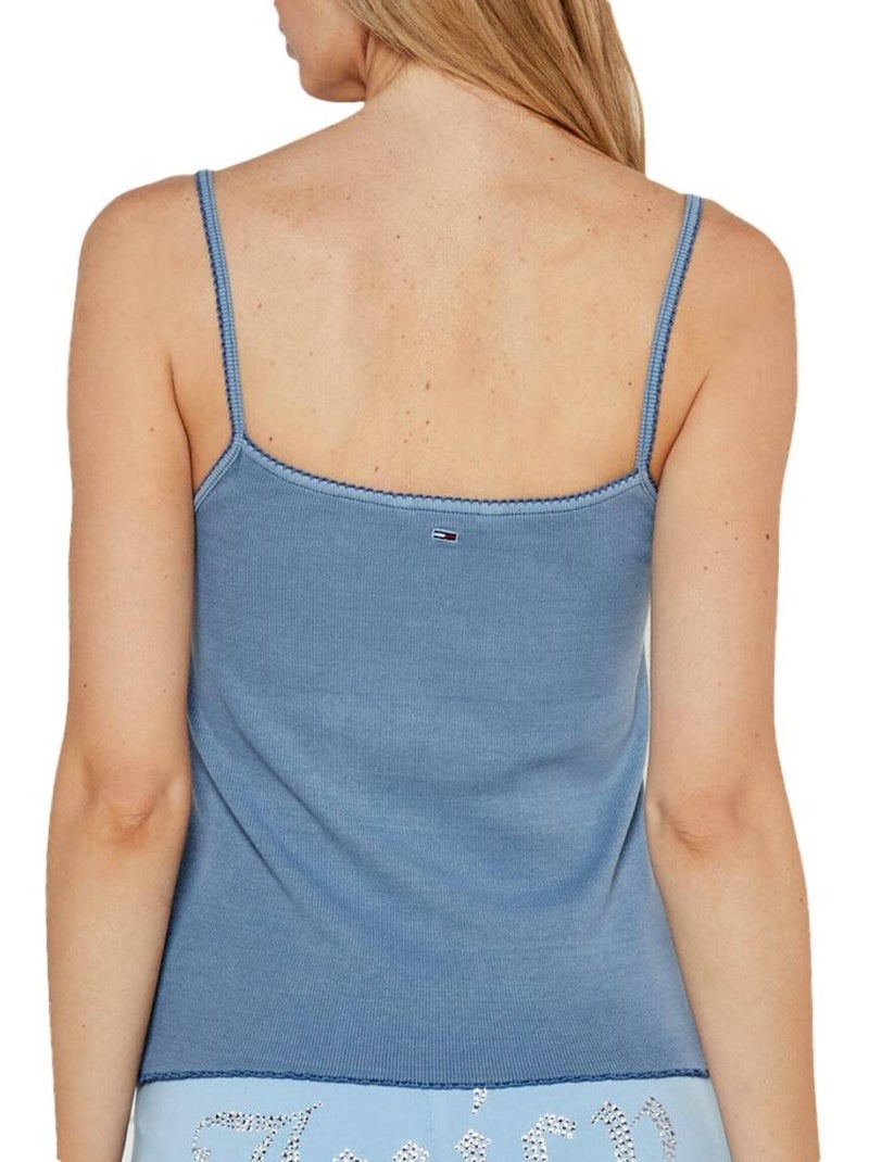 Débardeur Femme Tommy Hilfiger Bleu - Kiabi