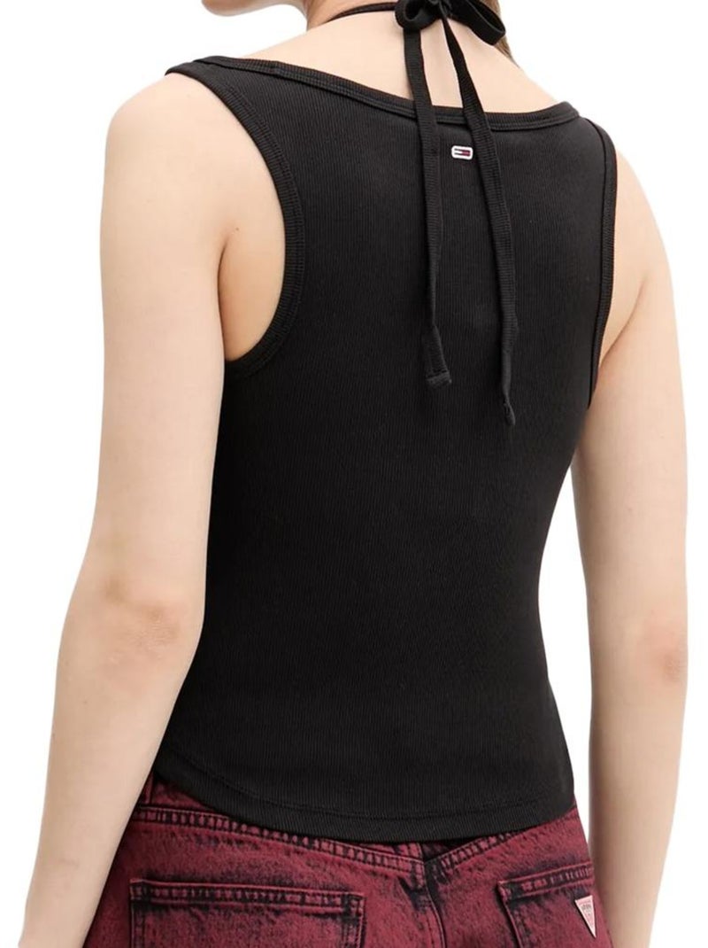 Débardeur Femme Tommy Hilfiger Noir - Kiabi