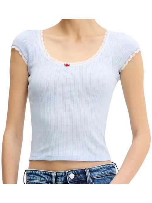 Débardeur Femme Tommy Hilfiger Pointell - Kiabi Débardeur Femme Tommy Hilfiger Pointell - Kiabi
