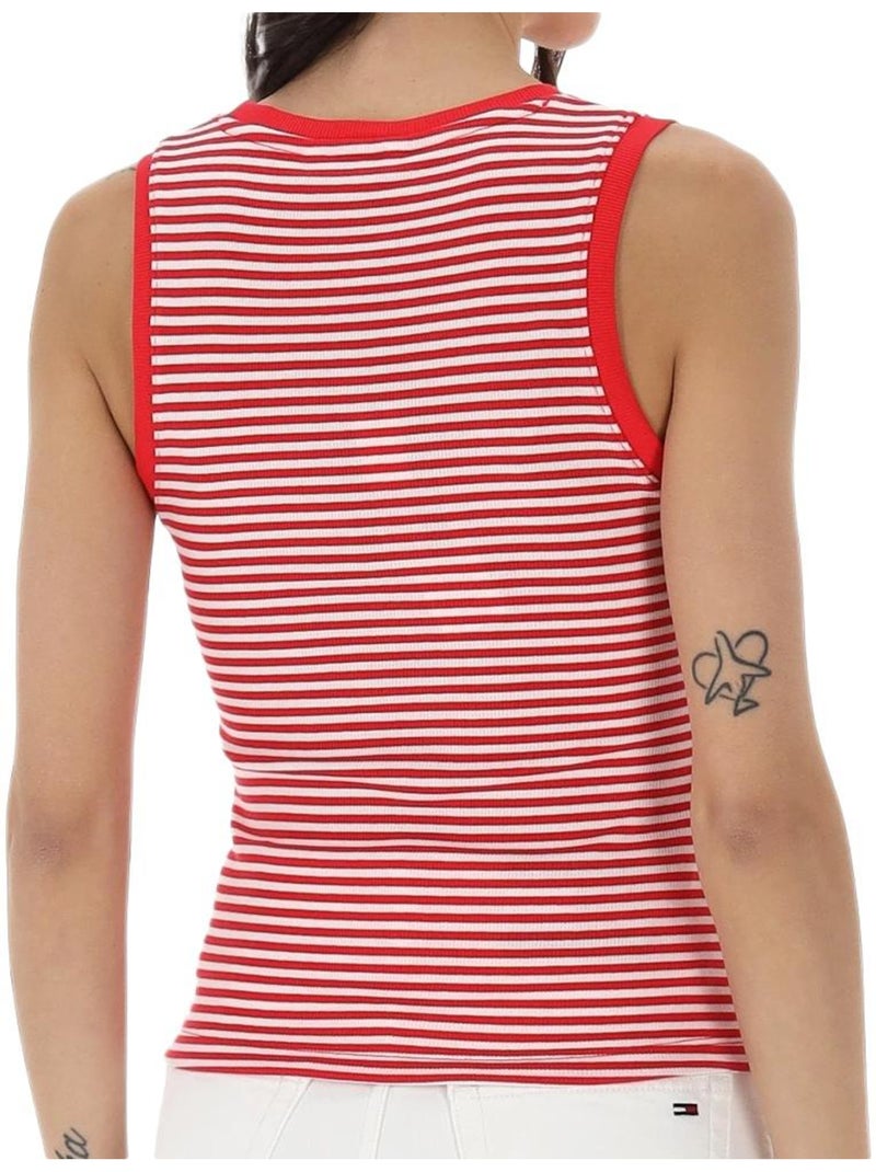 Débardeur Femme Tommy Hilfiger Rouge - Kiabi