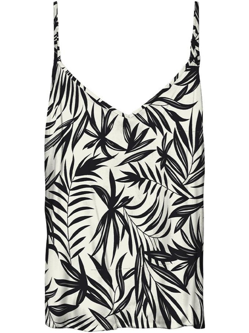 Débardeur Femme Vero Moda Blanc Noir - Kiabi