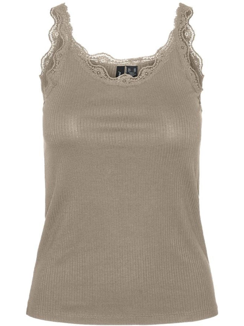 Débardeur femme vero moda Marron cappuccino - Kiabi