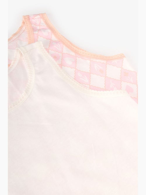 Débardeur fille princess print fleuri penti - Kiabi Débardeur fille princess print fleuri penti - Kiabi