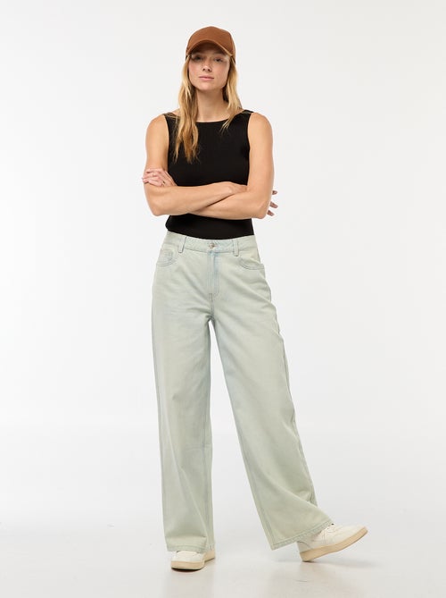 Débardeur fin en maille côtelée - Kiabi