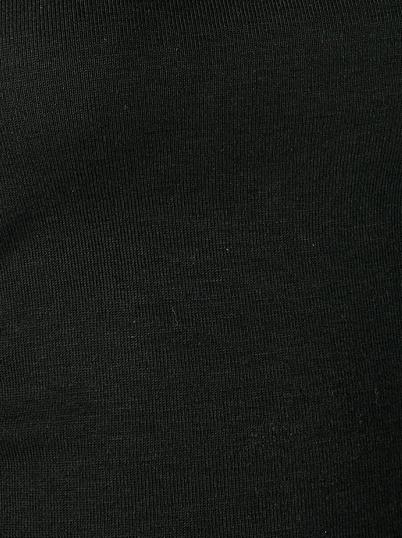 Débardeur fine côte guipure Thermolactyl thermique - Damart Noir - Kiabi