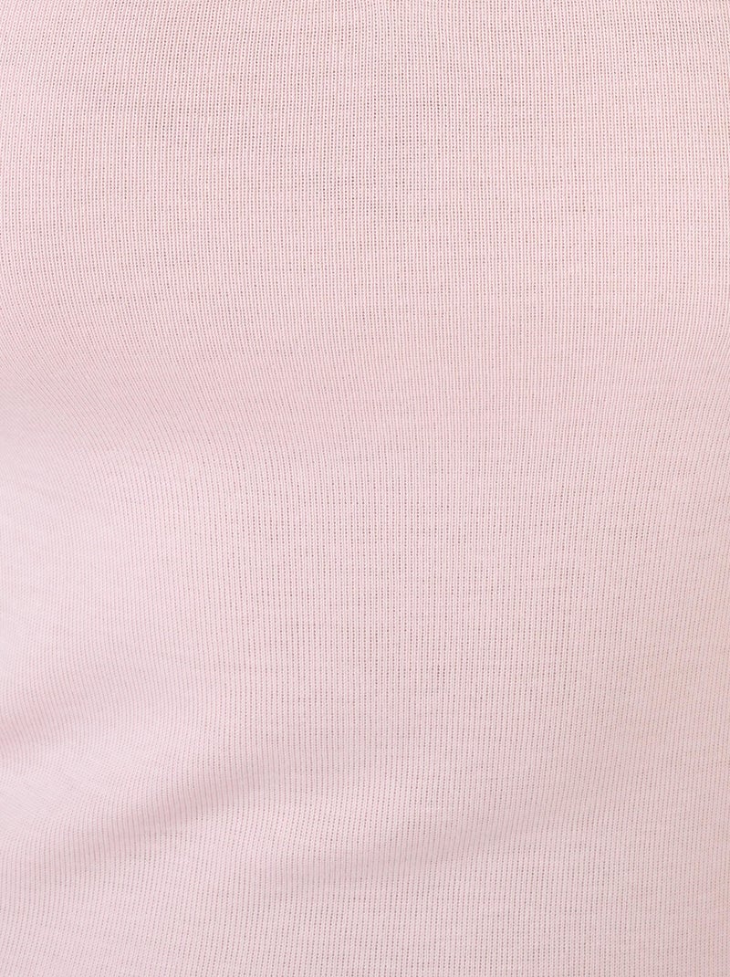 Débardeur fine côte guipure Thermolactyl thermique - Damart Rose clair - Kiabi