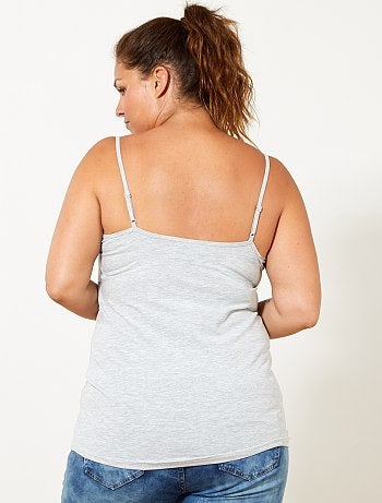Débardeur fines bretelles en jersey - Kiabi