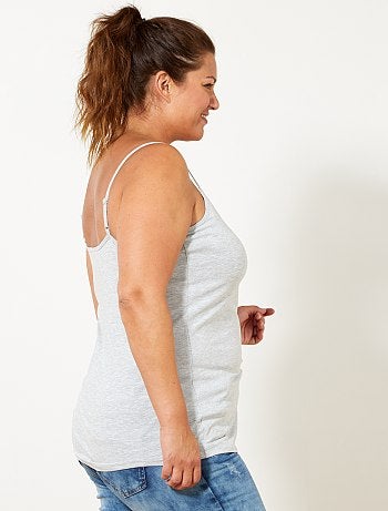 Débardeur fines bretelles en jersey - Kiabi