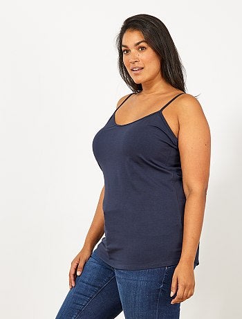 Débardeur fines bretelles en jersey - Kiabi