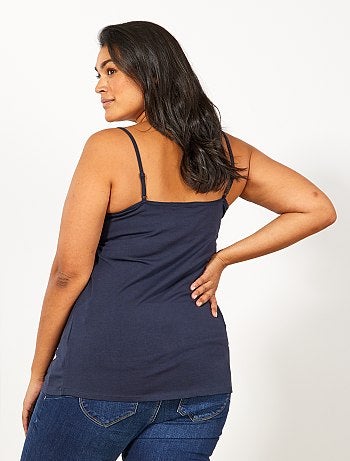 Débardeur fines bretelles en jersey - Kiabi