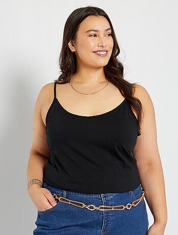 Débardeur fines bretelles en jersey