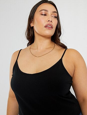 Débardeur fines bretelles en jersey - Kiabi