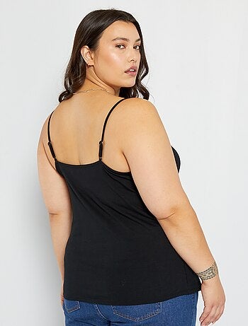 Débardeur fines bretelles en jersey - Kiabi