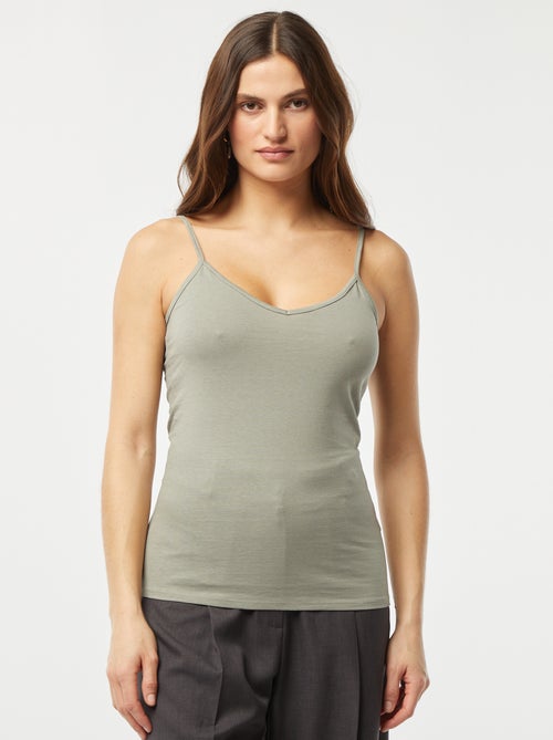 Débardeur fines bretelles - Kiabi