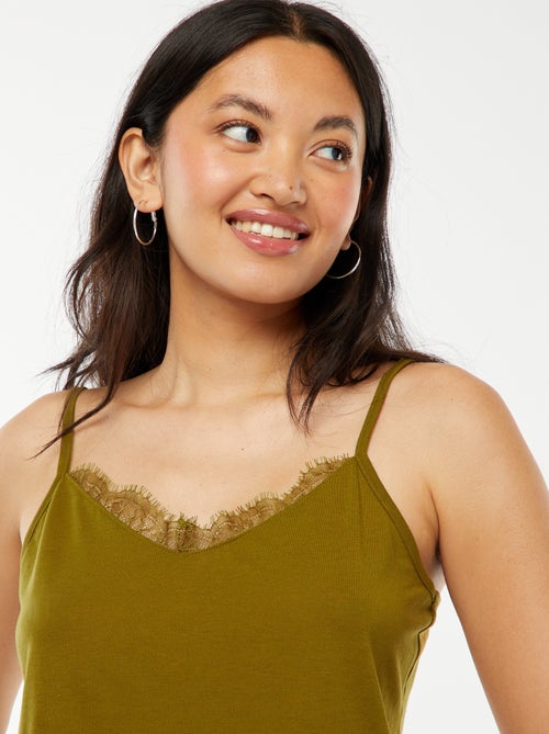 Débardeur fines bretelles - Kiabi