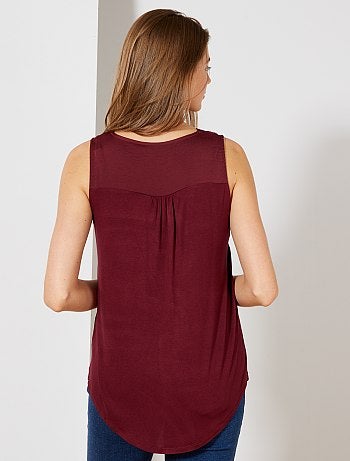 Débardeur fluide bimatière - Kiabi