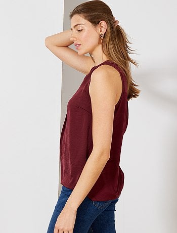 Débardeur fluide bimatière - Kiabi