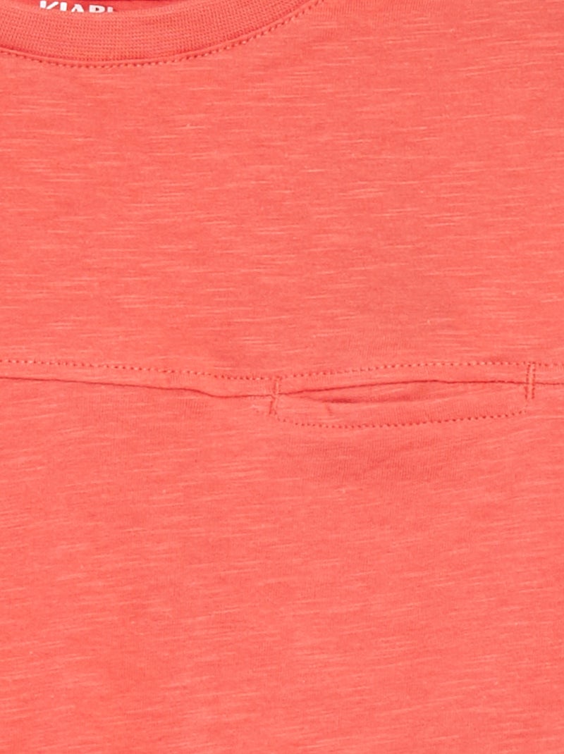 Débardeur forme loose avec découpe poitrine Corail - Kiabi