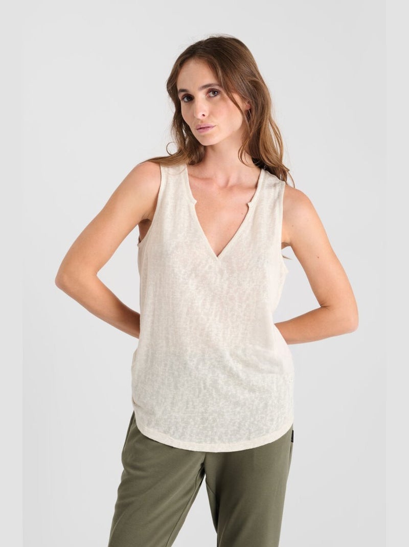 Debardeur GARCI 'Le Temps Des Cerises' Blanc - Kiabi