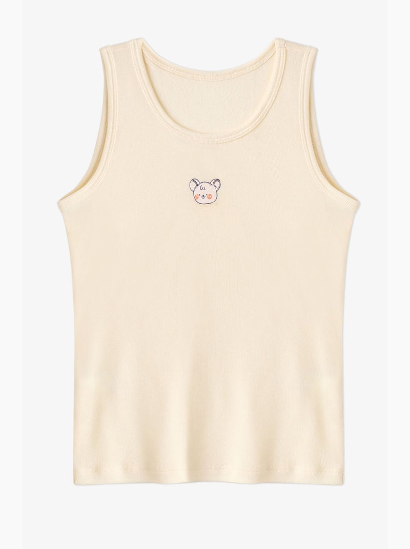 Débardeur garçon cute animals unicorn imprimé penti Crème - Kiabi