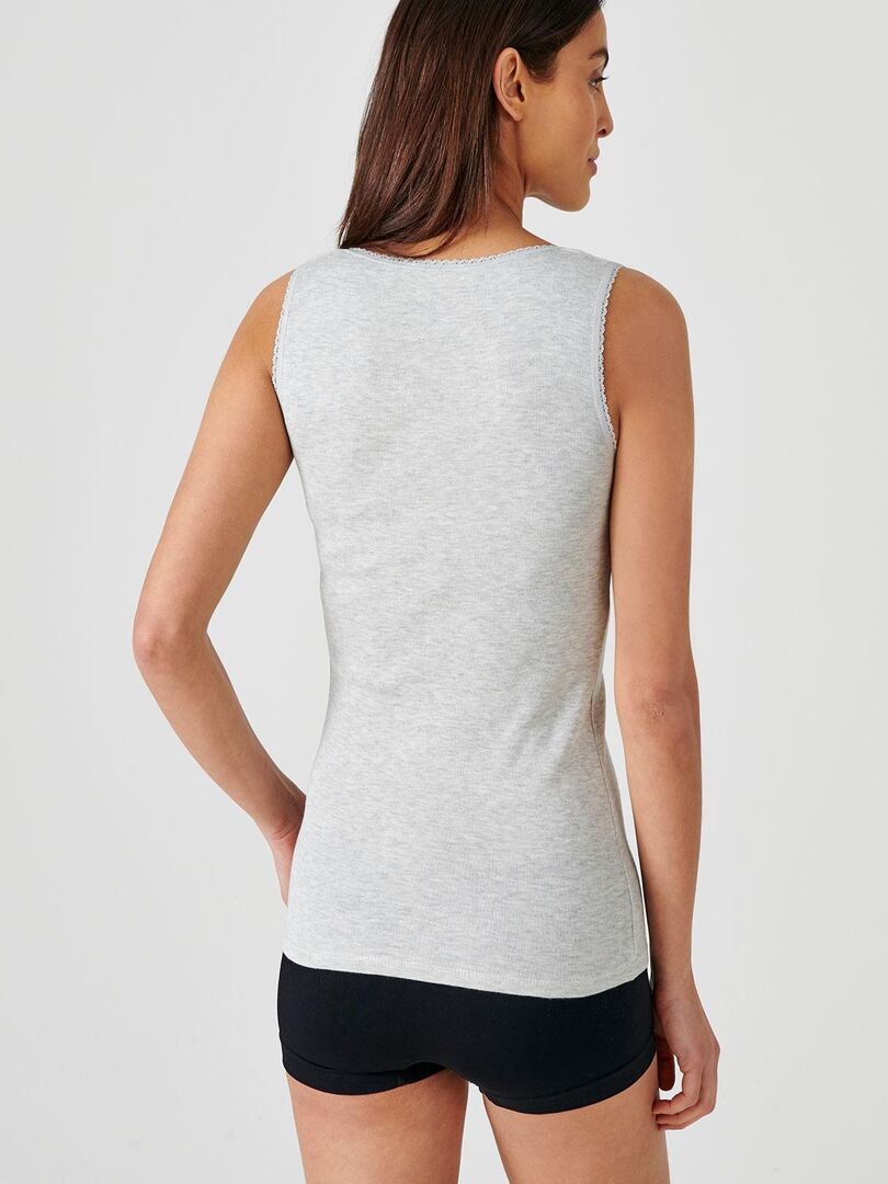Damart - T-shirt Manches Courtes En Thermolactyl - Guipure Au Décolleté - Femme - Chaleur Optimale Pour L'hiver - 3