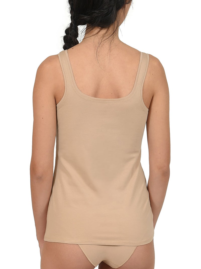 Débardeur Happy Day Beige - Kiabi